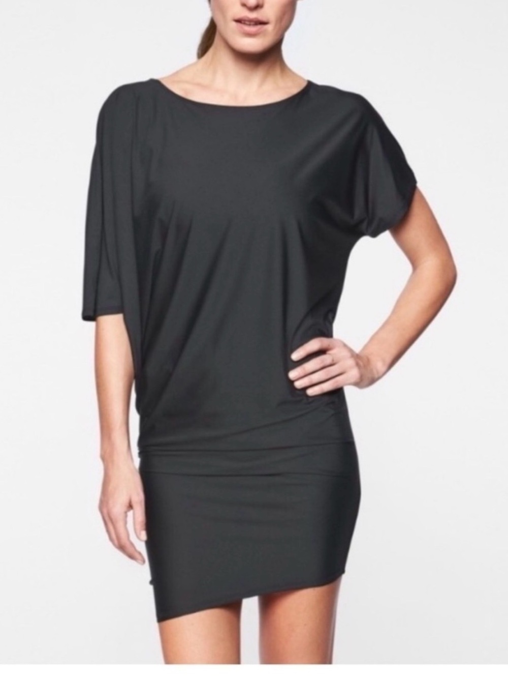 Athleta Asymmetrical “sunlover” upf 50 mini dress